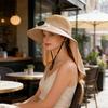 Fashion Solar Fan Cap Light Weight Cooling Fan Hat Large Eave Sunshade Cap For Outdoor Enthusiast Hot Weather Use