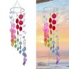 Colorful Butterfly Seashells WindChimes Materials , Colorful Home Decoration for Indoor and Outdoor Use