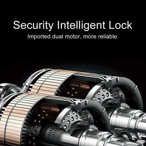 Estink Intelligent Door Lock, Anti-Theft Security System with 4 Remote Controllers for Home Apartment Warehouse Garage