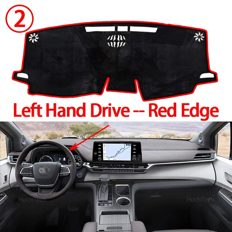 Dashboard Cover Protective Pad for Toyota Sienna XL40 2024 2025 Car Accessorie Dash Board Sunshade Anto-UV Carpet