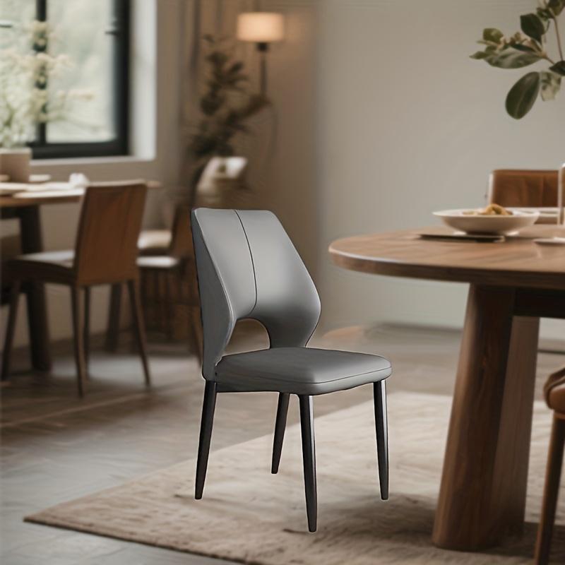 Italian Luxury Dining Chair Home Simple Modern Leisure Armchair Business Thickened Hotel Soft Home FurnitureBag Restaurant Chair