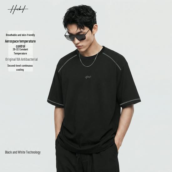 HERBEL Temperature Control Men s Cooling Short Sleeve T-Shirt S