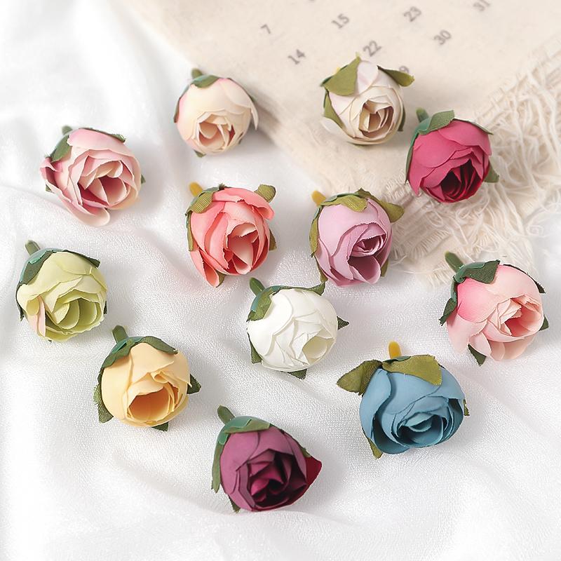 10/30Pcs Rose Artificial Flowers Head Silk Fake Flowers For Home Room Decor Party Table Wedding Decoration DIY Wreath Accessorie