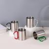 New 300ml Stainless Steel Cup Portable Carabiner Hook Handle Hike Cup Multifunctional Outdoor Camping Mug Camping Travel