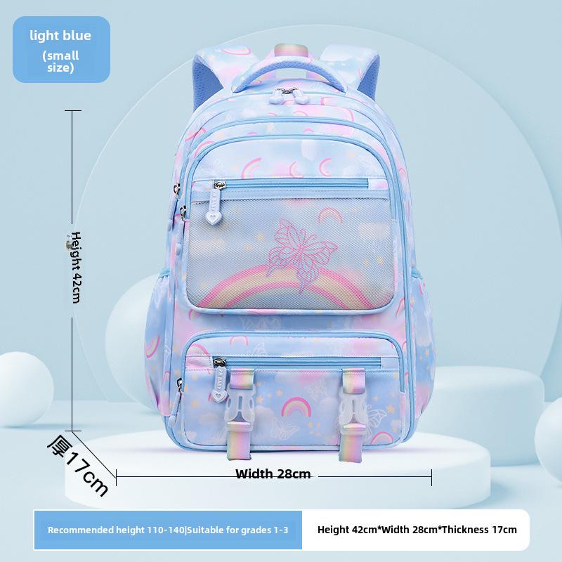 

2023 Водонепроницаемый легкий рюкзак для девочек от 1 до 6 лет с защитой позвоночника, большой вместимости