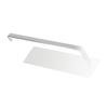 Wall Mount Paper Towel Holder Hanging Roll Paper Towel Holder Tissue Hanger Organizer Rack for Kitchen Bathroom White