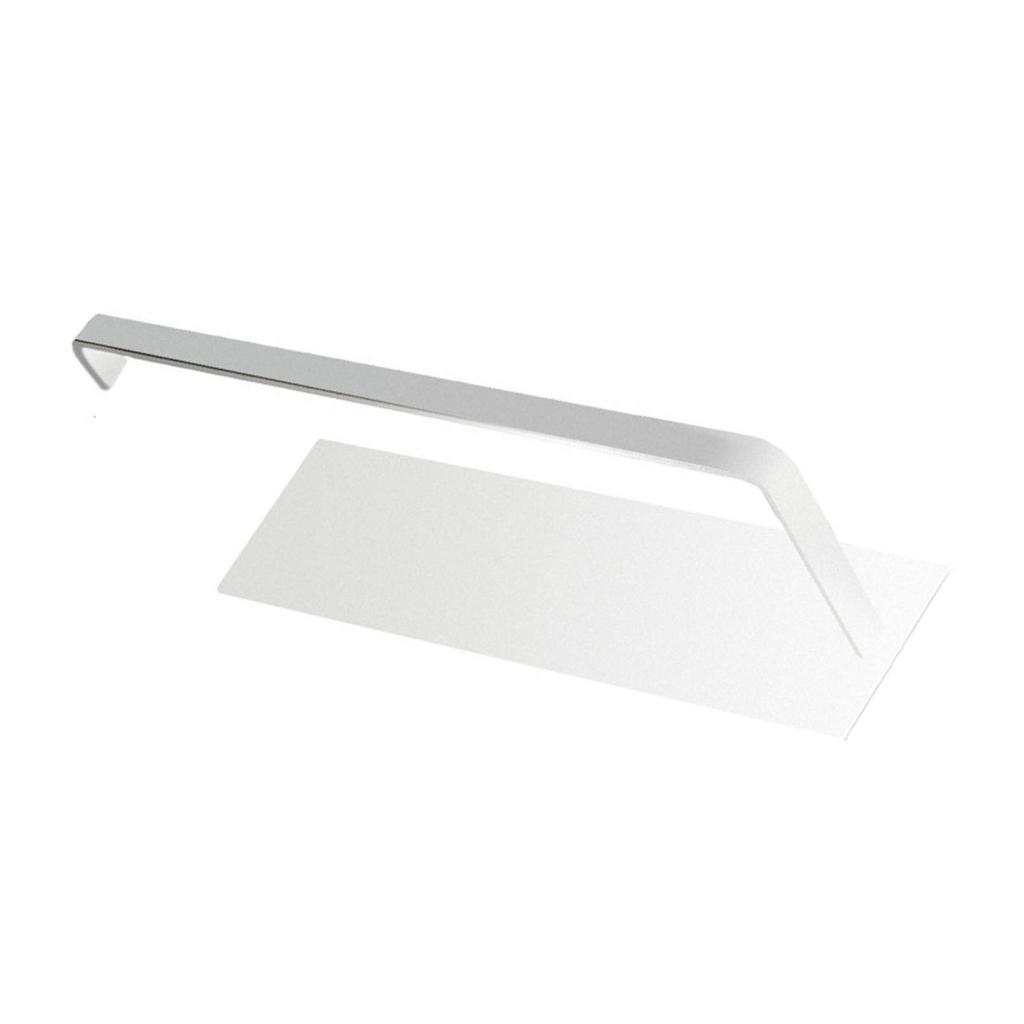 Wall Mount Paper Towel Holder Hanging Roll Paper Towel Holder Tissue Hanger Organizer Rack for Kitchen Bathroom White