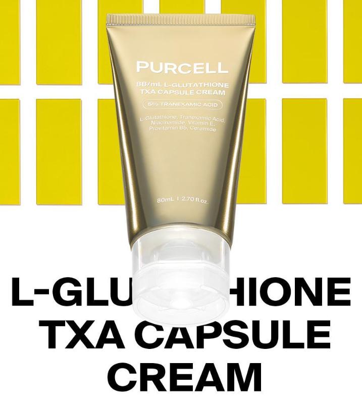 PURCELL Glutathione TXA Kapselcreme 80ml Aufhellende & Feuchtigkeitsbarrierecreme