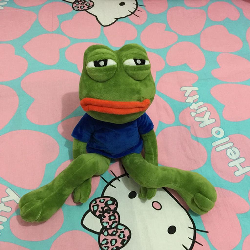 Creative Pepe Sad Frog The Frpg Wire Stuffed Animal Gift Plush Toy With Premium Quality