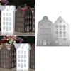 Gebäude Metall Stanzformen DIY Scrapbook Prägepapier Kartenherstellung Schablone