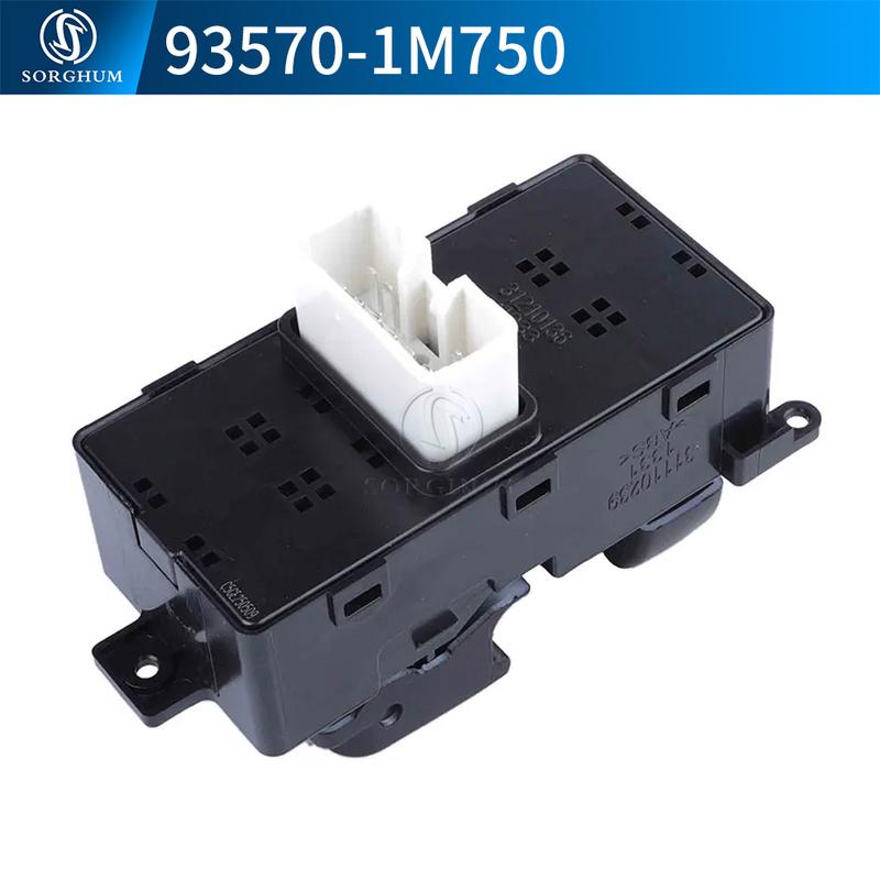 SORGHUM 93570-1M750 Car Master Power Window Lifter Control Switch Button for Kia Cerato 2011 2012 2013 2014 2015 2016 935701M750