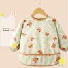 Baby-Lätzchen: Herbst/Winter Langarm Schürze für Jungen & Mädchen - Fleckenabweisender Kindergarten Overall