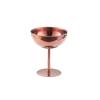 Footed Metal Serving Cup for Fruit Presentation and Party Table Use, Stemmed Bowl Cup for Home Gathering Display