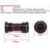 JIANKUN 104BCD Crank Aluminum Alloy 170mm MTB Crank Fit 104/64BCD Bicycle Crankset Bicycle Integrated Cranks With Bottom Bracket