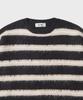 GLW Striped Brushed Knit Brown