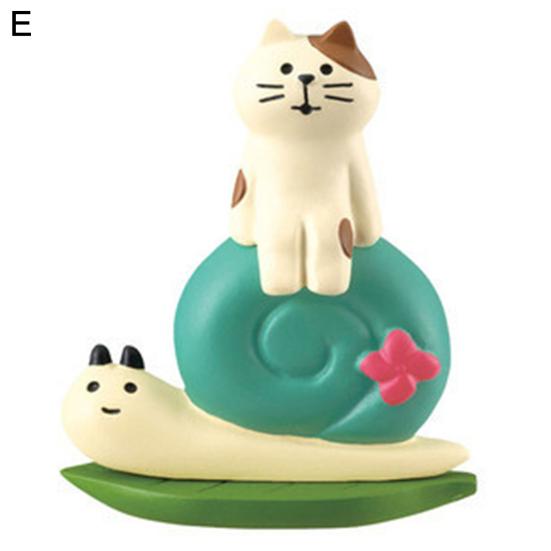 

Миниатюрные фигурки животных Тонкая работа Невыцветающая смола Коллекция мини-фигурок животных для украшения дома E