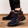 Outdoor Herren Stiefelette Herren Casual Britischer Stil Kurze Stiefel Neue High-Top Schuhe Mann Klassische Retro Leder Chelsea Boots
