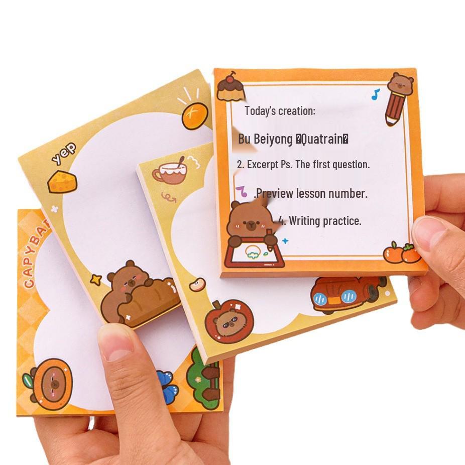 Capybara Keychain - Cute DIY Stationery Gift for Student Graduation or Children's Reward