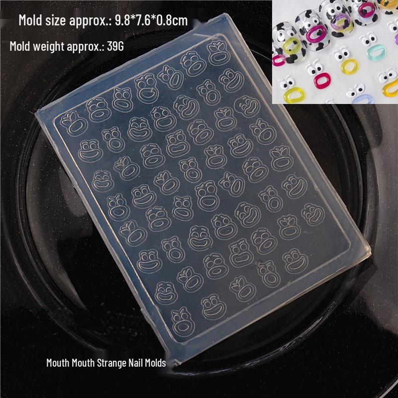DIY Double Happiness & Butterfly Silicone Nail Art Mold