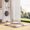 Adjustable Height Laundry Appliance Stand with Rubber Feet Washing Machine Base Holder for 45-70cm Washers Dryers
