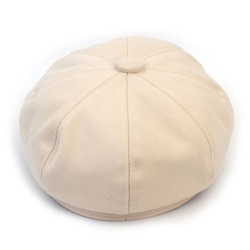 Universal chemistry Vintage Wool Ivory Newsboy Cap
