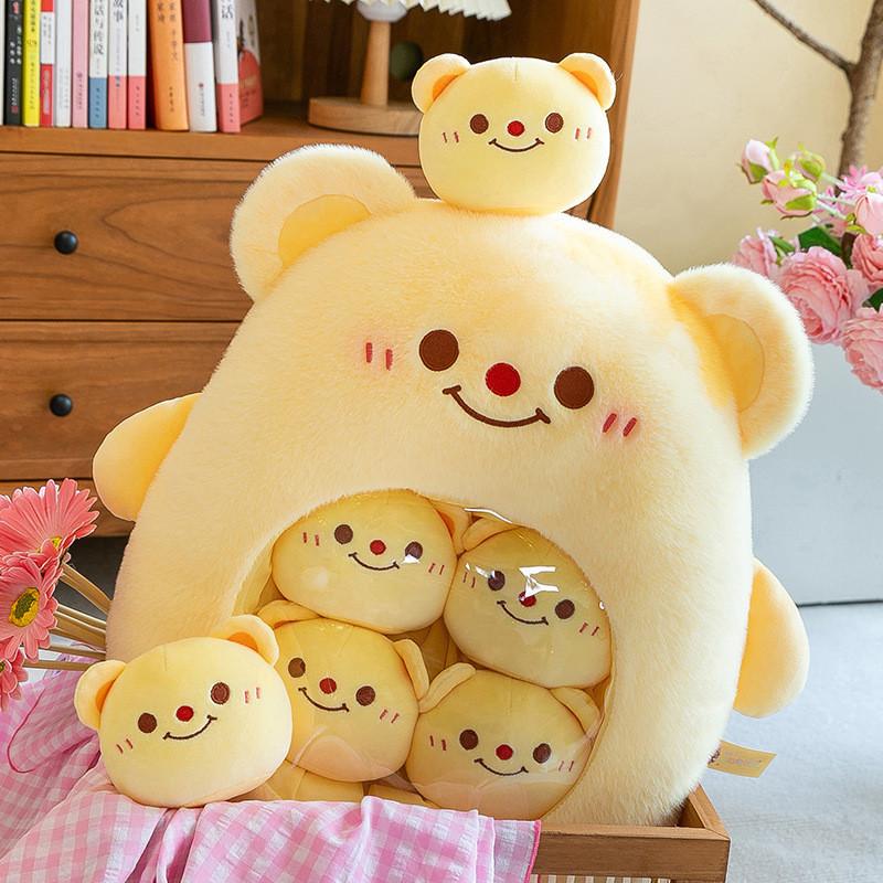 Adorable Capybara Plush Toy Soft Stuffed Animal Cushion For Kids And Office Use