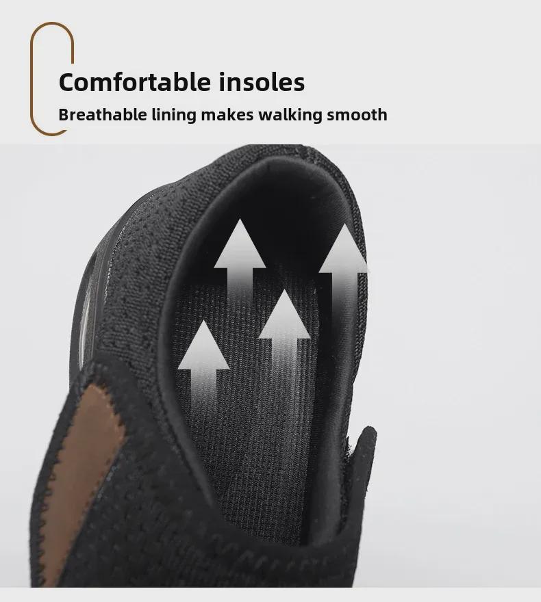 2024 Damen Klettverschluss Mesh Walking Schuhe - Atmungsaktiv, Weiche Sohle, Lässiger Komfort für Frühling & Herbst