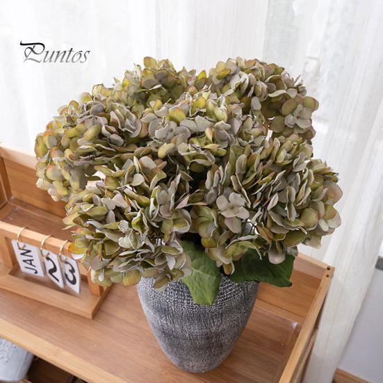 Künstliche Blume, lichtbeständig, simulierte Hortensie, realistische Kunstpflanze für Zuhause, Hochzeiten, Dekoration
