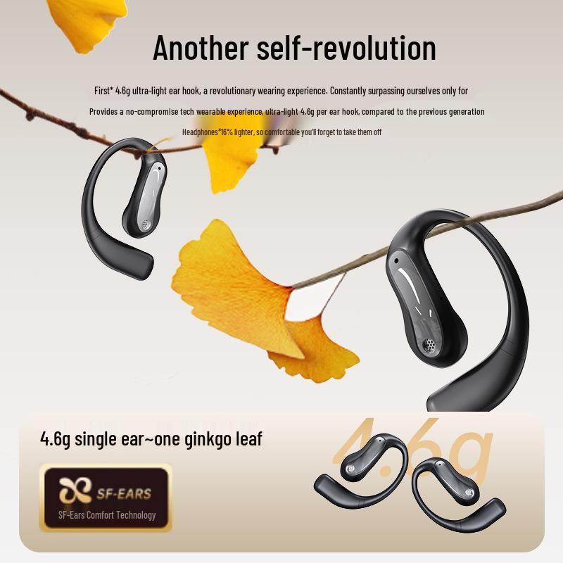 JM37 Air Conduction Sports Ear-Hook Wireless Bluetooth Earbuds with Noise Cancelling & Long Battery Life