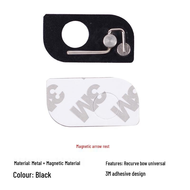Magnetic Metal Arrow Rest for Recurve Bow - Archery Training & Competition Accessory