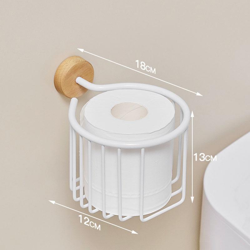 

Black/White Wood Bathroom Paper Towel Holder Aluminum Toilet Paper Plane Bathroom Shower Storage Rack Wall Mounted Shelves