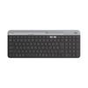 Bezdrátová klávesnice Logitech Quiet Bluetooth K580GR, grafitová, ultratenká, malá, tenká numerická klávesnice, bezdrátová, Windows, Mac, iPad, iOS, Android, Chrome
