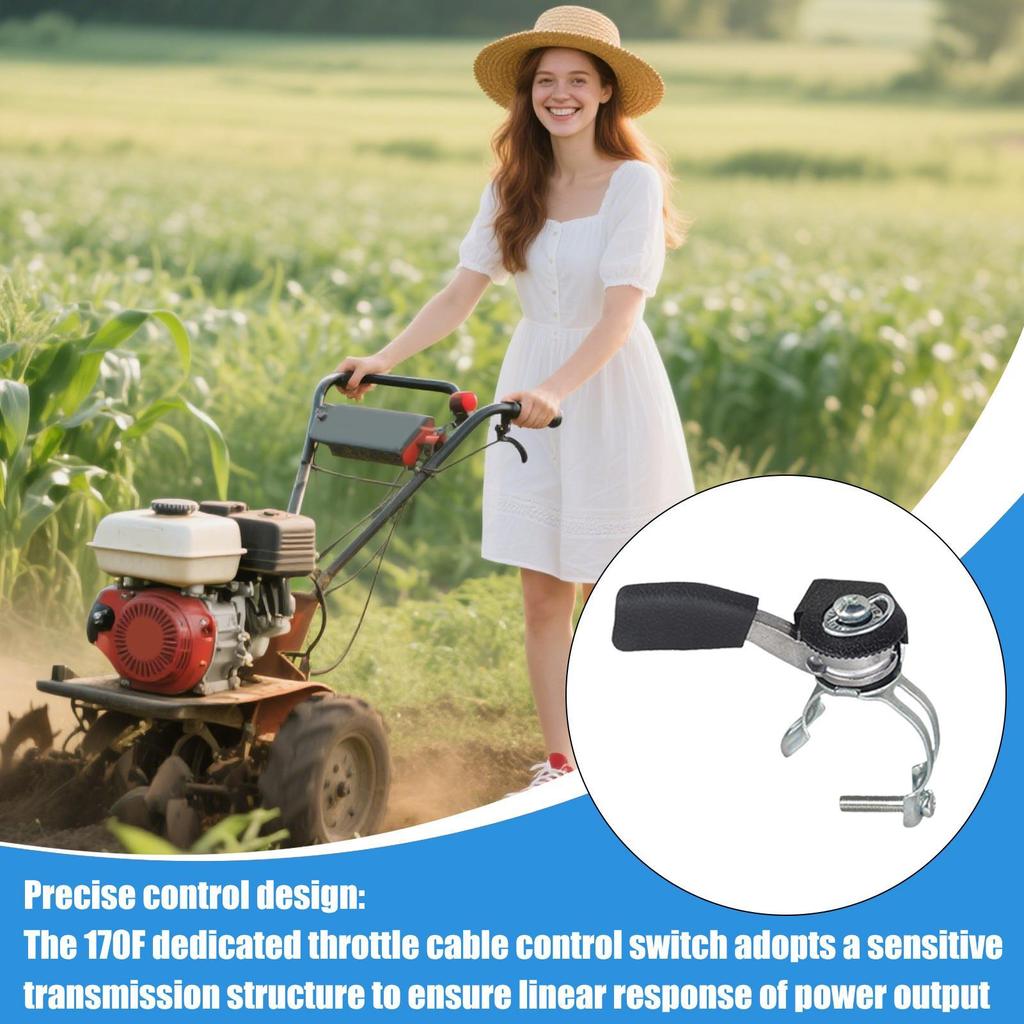 Throttle Lever Control Tiller Tiller Throttle Control Thumb Throttle Lever Accelerator Replacement Parts For Tiller Road