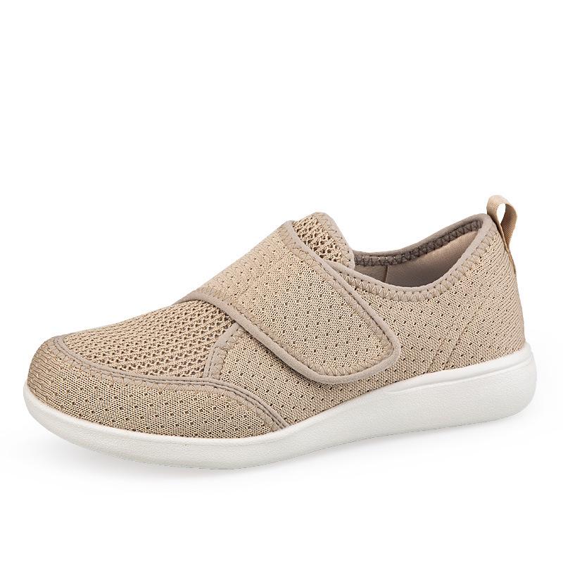2025 Spring Summer Women's Breathable Velcro Mesh Loafers - Lightweight & Comfortable