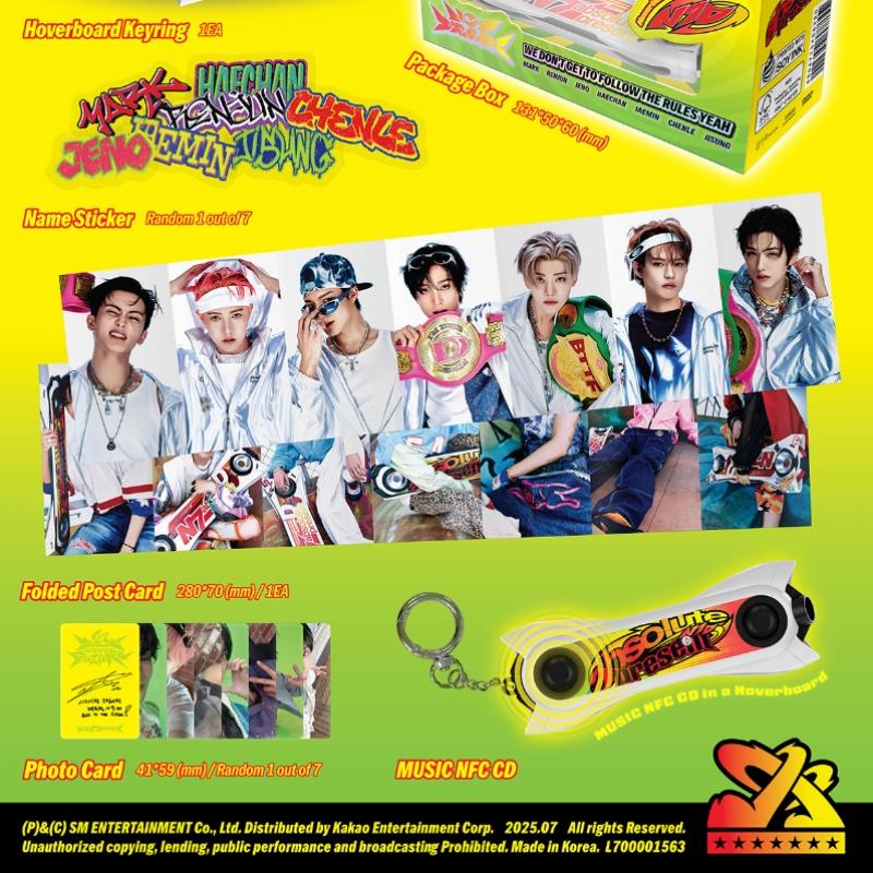 Nct Dream   5th Regular Album  Hoverboard Ver.    Go Back To The Future