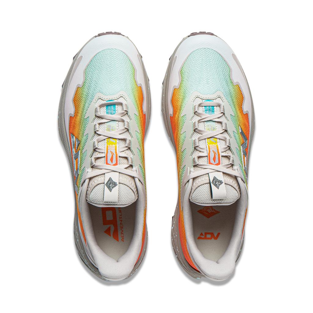 Li Ning Chasing The Sky Cushioning Slip Resistant Abrasion Resistant Rebound Low top Trail Running Shoes Men's ARNV029-3