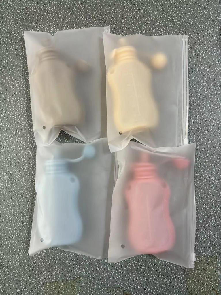 Premium Silicone Baby Bottle & Breast Milk Storage Bag - Reusable, Fresh-Keeping Infant & Toddler Food Bag