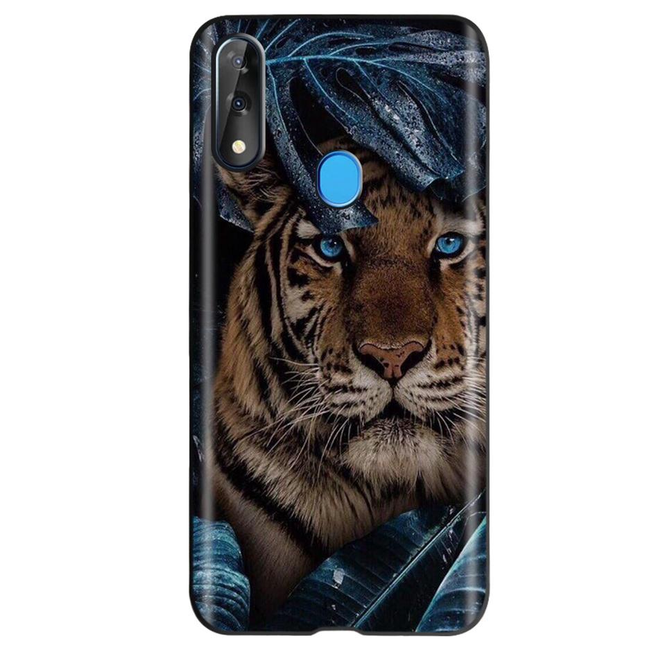 Etui do ZTE Blade V10 Modny Wzór Kwiatowy Serce Etui na Telefon do ZTE Blade V10 Vita V 10 Czarne Silikonowe Miękkie TPU Zderzak