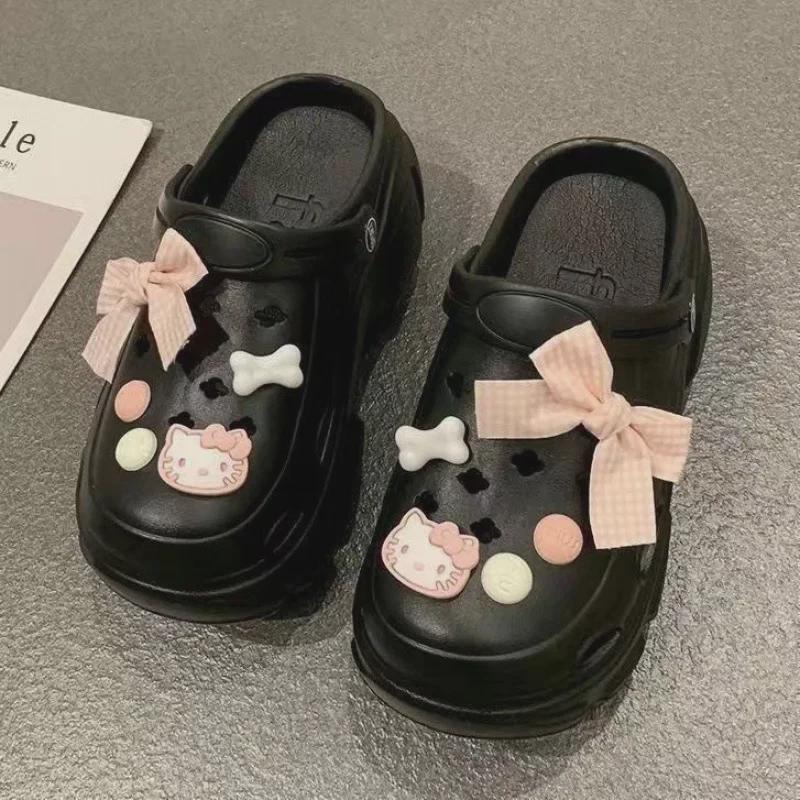 Женские летние модные сандалии 2023 года с ультратолстой подошвой и нескользящим дезодорантом 40/41 (Runs small)