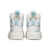 New Snoopy X Anta Life Collection Anti Slip Wear Resistant High Top Skateboard Shoes Men's White Blue 912138011-7