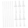 RORPOIR 6-Piece Set of Silicone Pot Belly Cup Straws for Gym Water Bottles, Smoothies, and Reusable Gallon Water Bottles