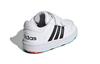 Adidas Neo Hoops 2.0 Abrasion Resistant Low top Toddler Shoes White Black Infant And Toddler H01551