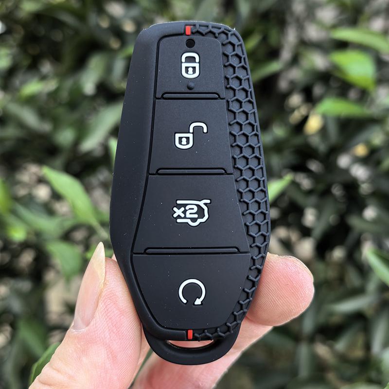 Silicone Car Remote Key Cover Bag Case Keychain For Byd Atto 3 Han Ev Dolphin Song Pro Max Tang Dm Yuan Dolphin E2 Qin Plus