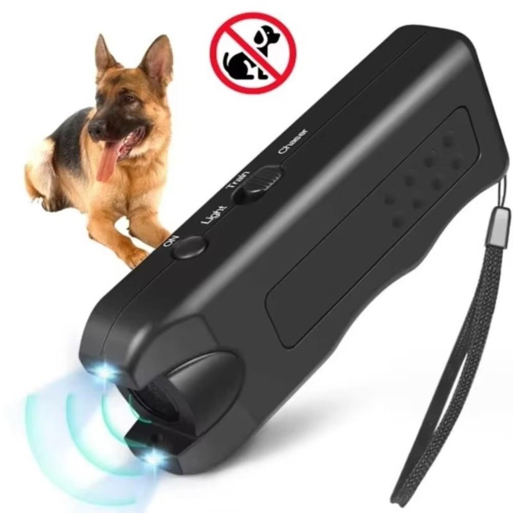 3 In1 Ultrasonic Dog Repeller LED Light Anti-barking Training Device Dog Bark Deterrent  Indoor Use