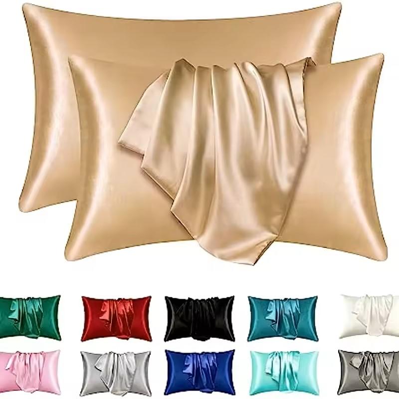 1pc Boost Beauty Sleep Silky Satin Pillowcases: Cooling, Hair and Skin-Friendly, Easy-Care