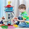 Large Size Interactive Rescue Pup Tower Toy Set - Kids Action Figures Vehicles Boys Birthday Gift