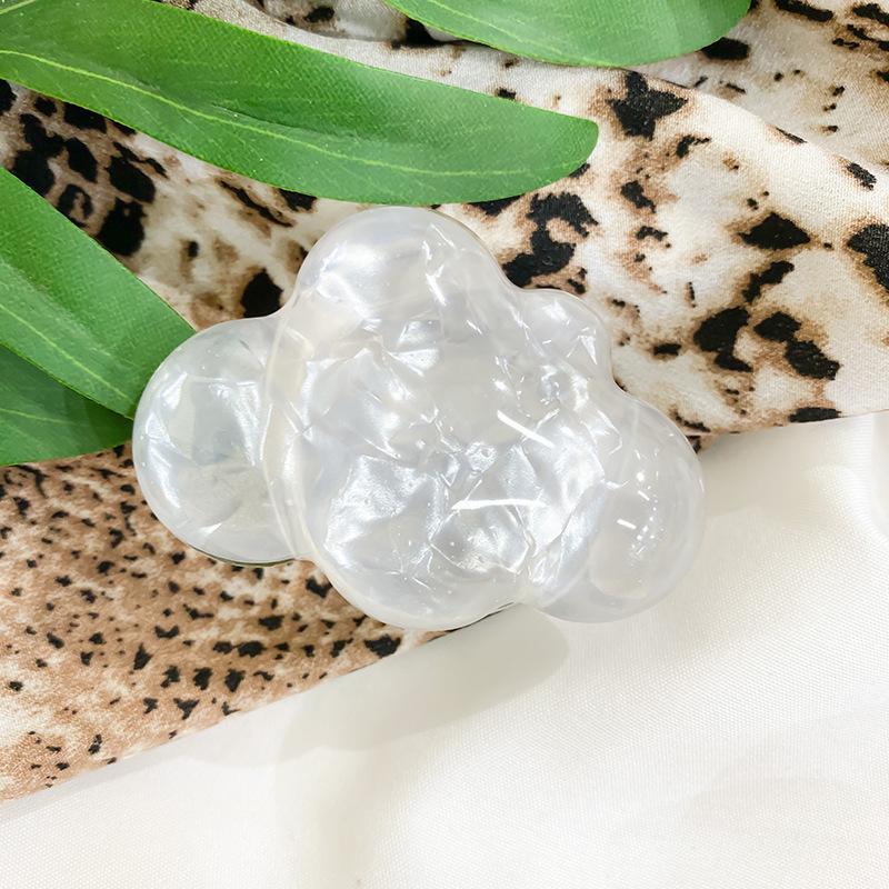 

Mobile Phone Airbag Bracket Transparent Crystal Paste Retractable Lazy Desktop Bracket Simple Solid Color