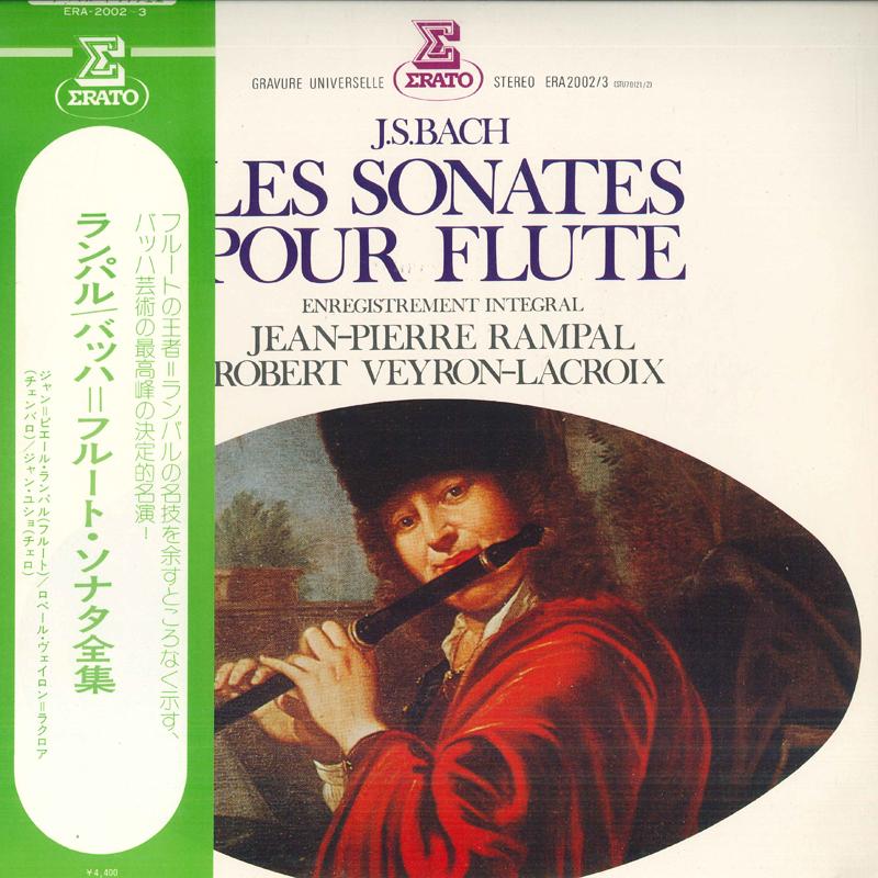 

LP Record JEAN-PIERRE RAMPAL , ROBERT VEYRON- - Bach: Complete Flute Sonatas ERA20023 ERATO Japan Classical Used