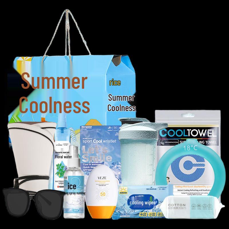 Yisanwei Summer Cooling & Heatstroke Prevention Gift Set