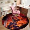 Ghostface Print Round Rug, Washable Floor Carpet, For Entryway Dorm Laundry Room Office Study, Home Decor Birthday Christmas Gift